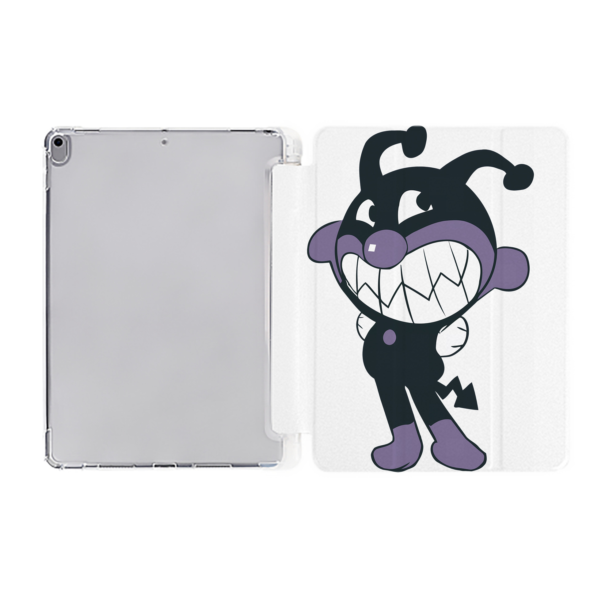 （画像用） アンパンマン Anpanman IPad ケース ペン収納付き 三つ折りスタンド PUレザー×シリコン 対応機種9.5/10.5/10.9インチ